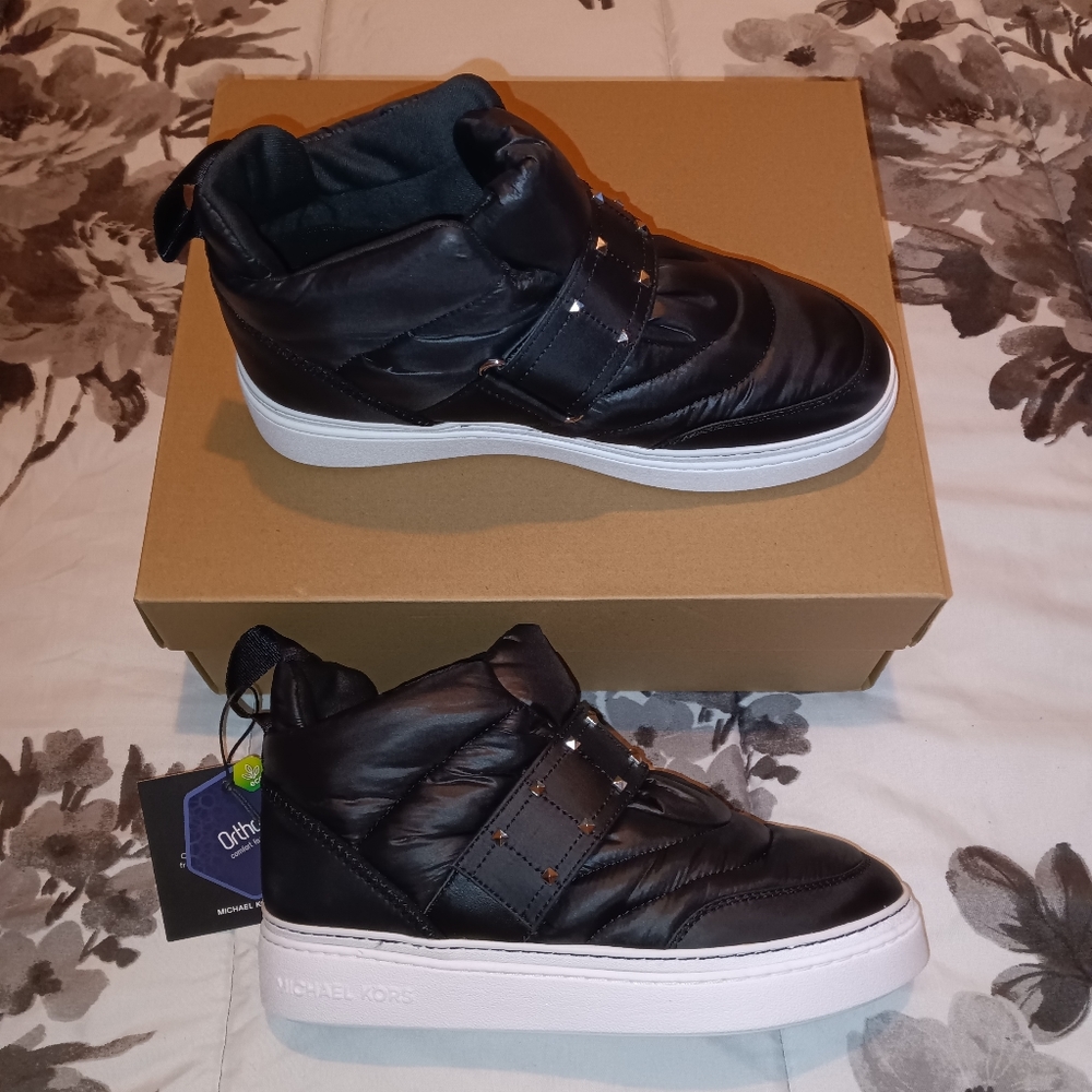 Michael Kors Stirling Quilted Sneaker Booties